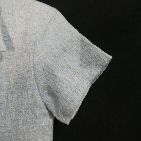 Unbranded | P2P 16.5 inches measured | Chic Cropped Short Sleeve Jacket / Blazer - Picture 4 of 15